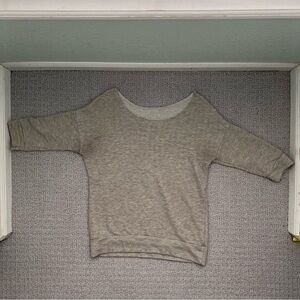 Charlotte Russe 3/4 Sleeve Sweatshirt